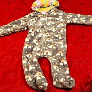 Footed Pajamas with Hood